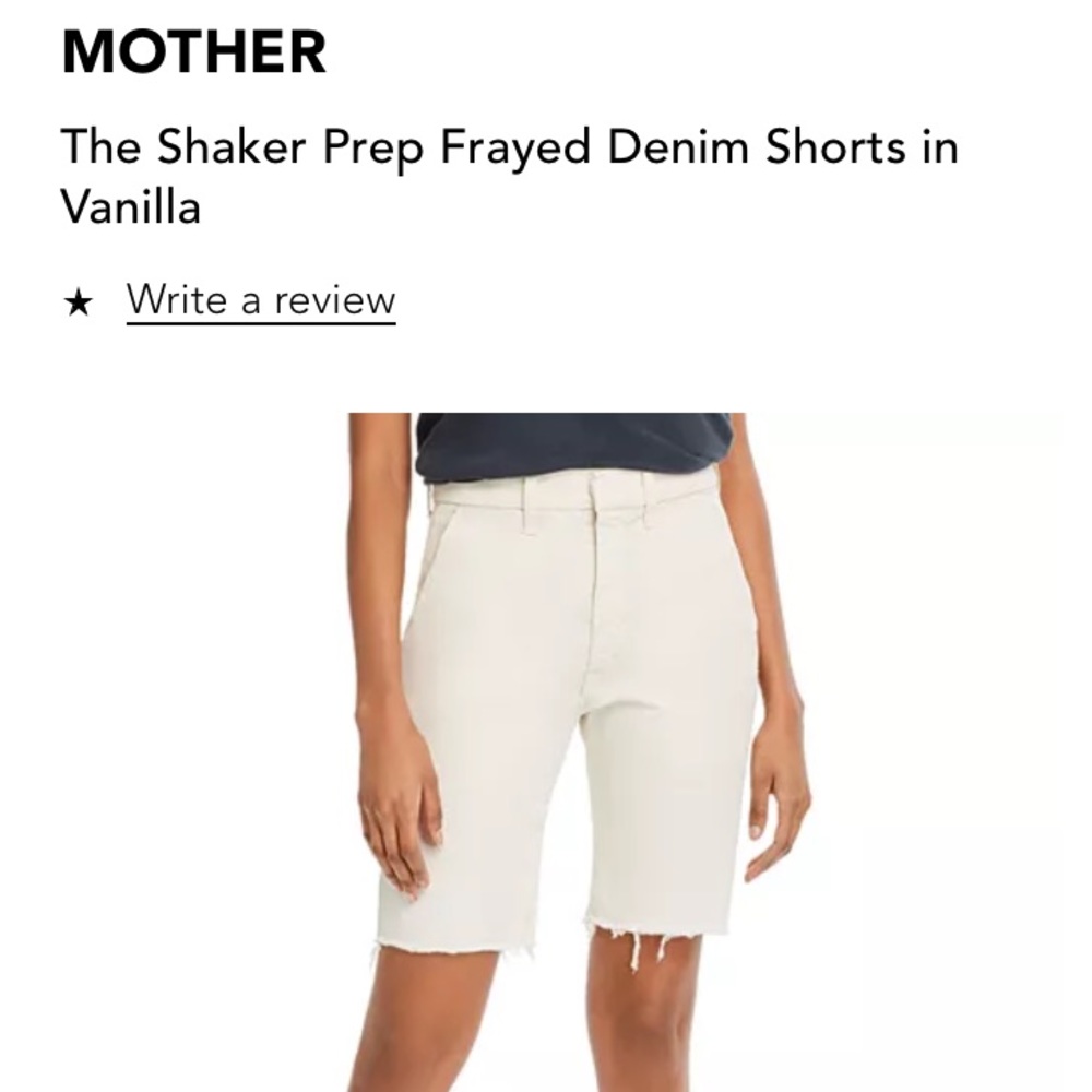 NEW | MOTHER Shaker Prep Shorts
